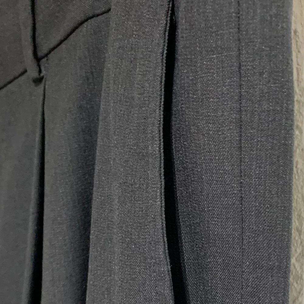 RBM black “charcoal” pleated cuffed dress or suit pant.